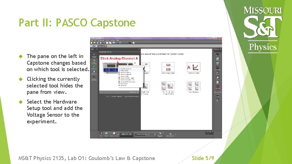 display pasco capstone on two monitors